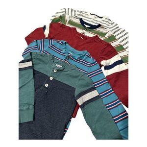 Boys Carter’s Long Sleeve Tee Bundle, Size 5